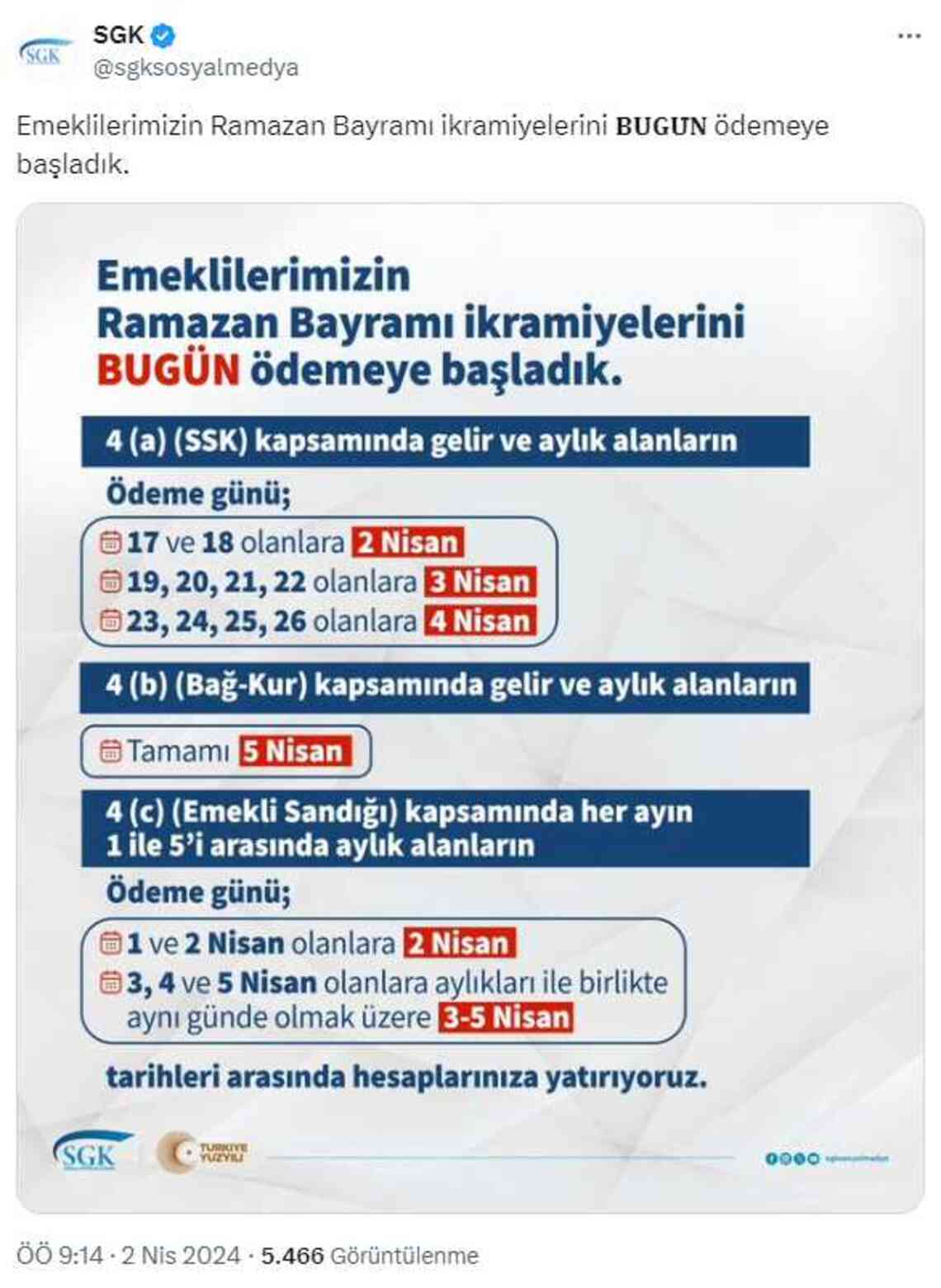 Emeklilerin bayram ikramiyesi ne zaman yatacak? 2024 Bayram ikramiyesi ne kadar?