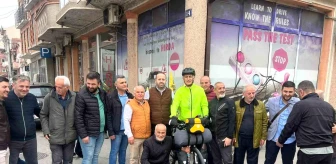 Makedonyalı bisikletçiler Hac yolculuğuna başladı