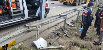 Giresun'da trafik kazasında araç denize uçtu, sürücü hayatını kaybetti