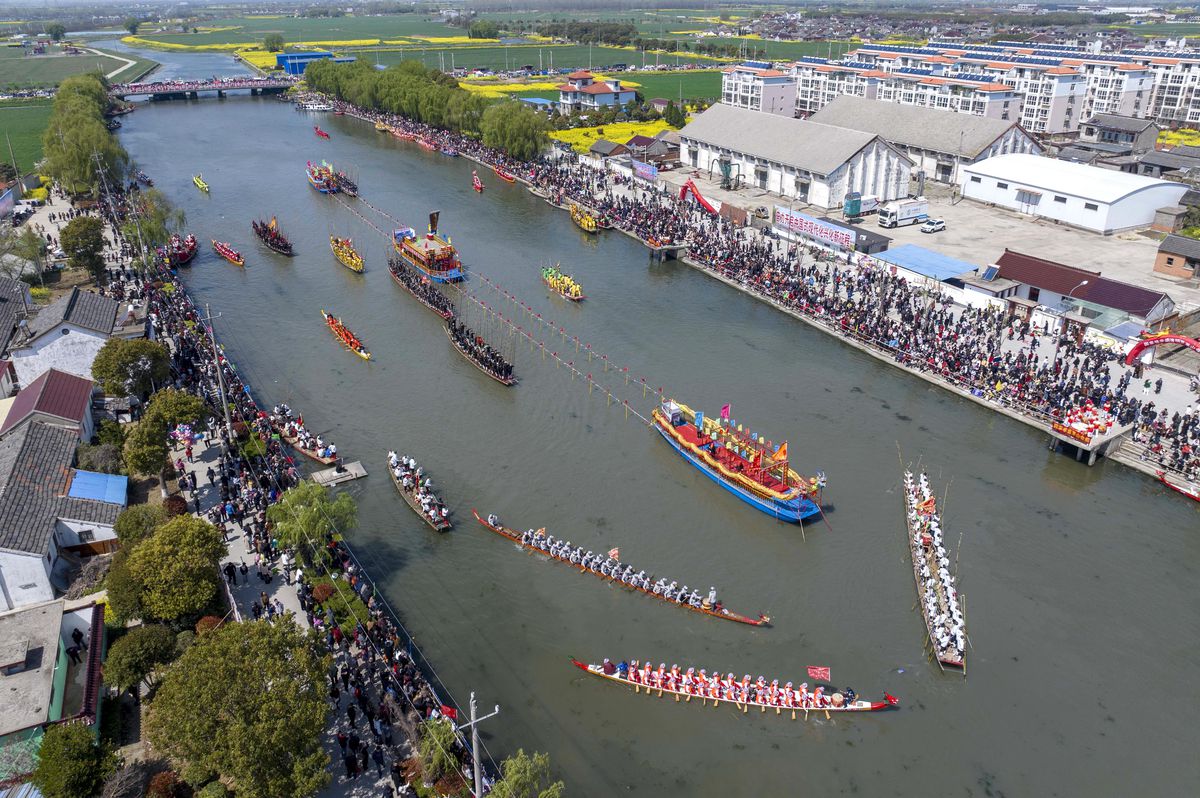Çin'de Maoshan Tekne Festivali düzenlendi