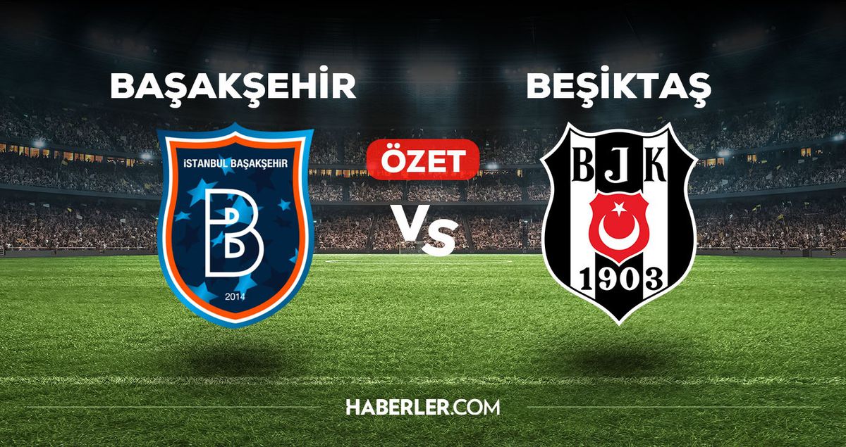Başakşehir Beşiktaş maç özeti ve golleri izle! (VİDEO) Başakşehir BJK maçı özeti! Golleri kim attı, maç kaç kaç bitti?
