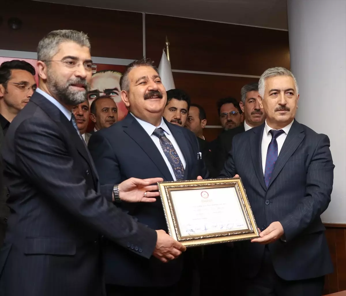 Erzurum Belediye Başkanları Mazbatalarını Aldı