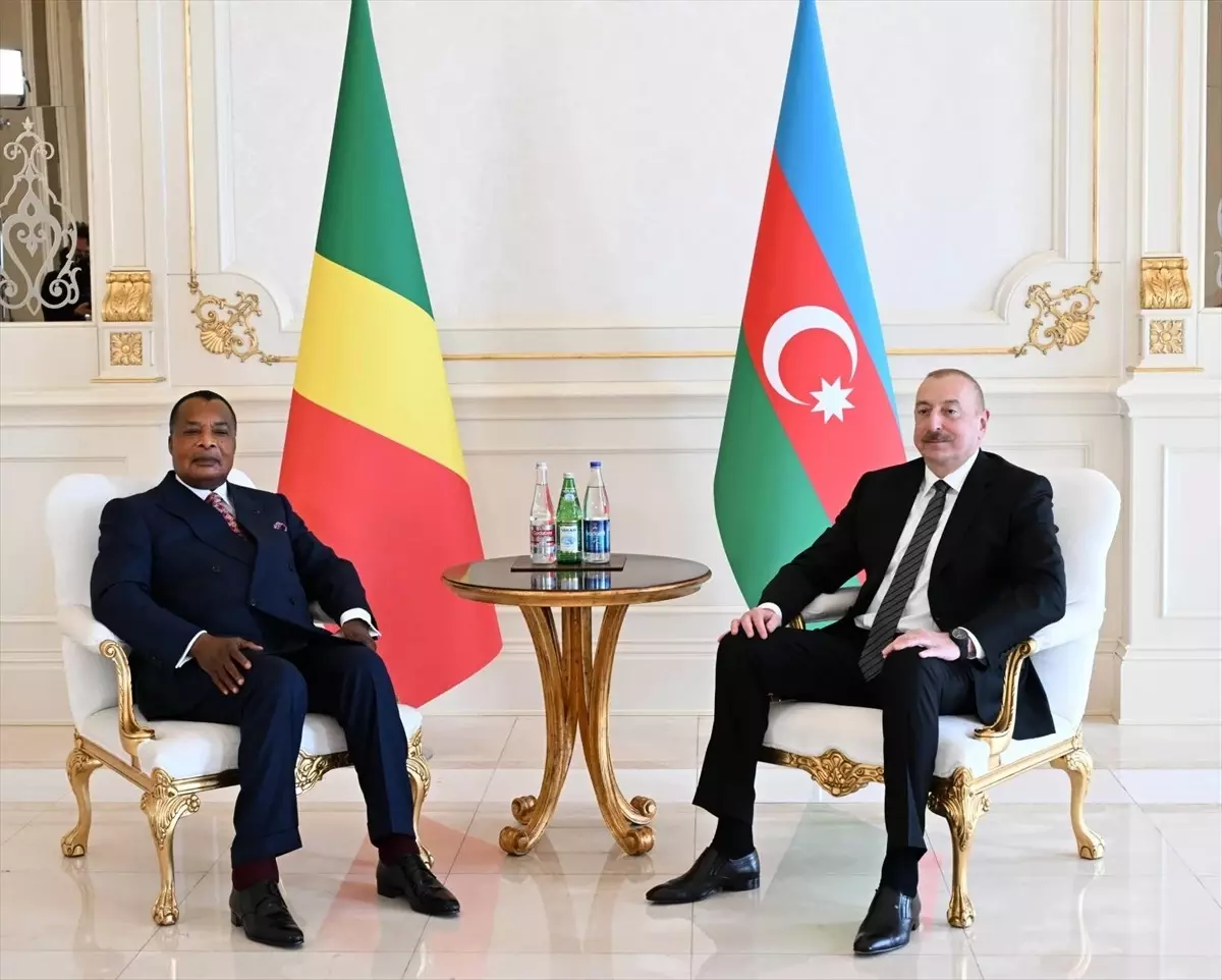 Azerbaycan Cumhurbaşkanı İlham Aliyev, Kongo Cumhurbaşkanı ile görüştü