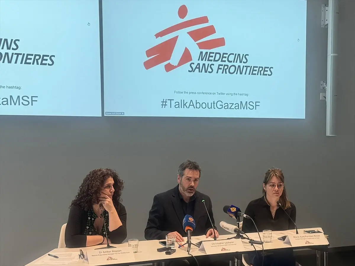 MSF Genel Sekreteri: Gazze halkı acil ve kalıcı bir ateşkese ihtiyaç duyuyor