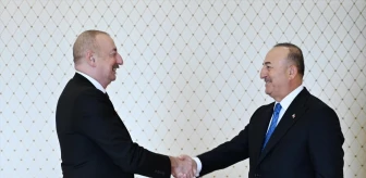 Azerbaycan Cumhurbaşkanı İlham Aliyev, NATO Parlamenter Asamblesi Türk Delegasyonu Başkanı Mevlüt Çavuşoğlu'nu Kabul Etti