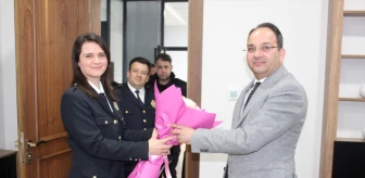 İlçe Emniyet Müdürü Murat Öner, Kaymakam Cevdet Ertürkmen'i ziyaret etti