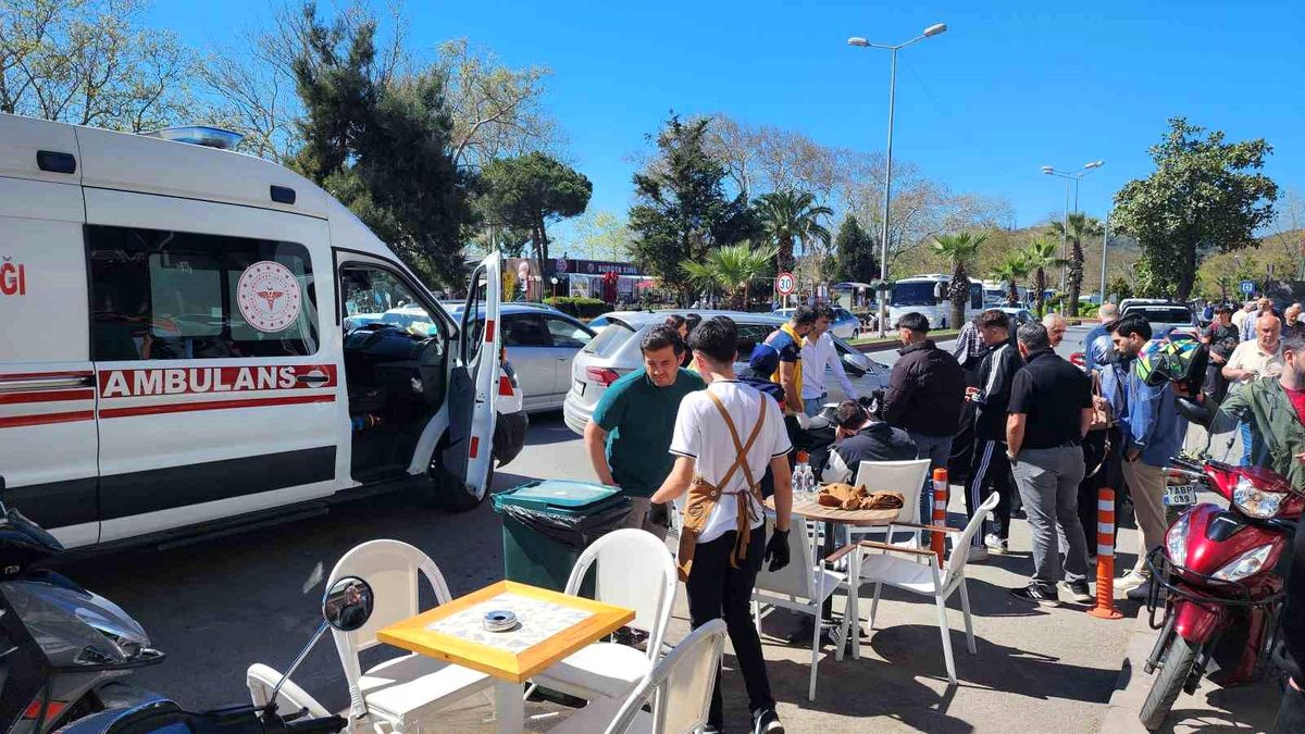 Ereğli'de motor kazası: Sürücü yaralandı