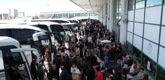 Bayram tatili için otobüs terminallerinde yoğunluk