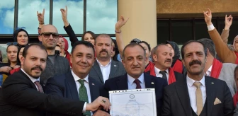 MHP'li Vedat Soner Başer Gümüşhane Belediye Başkanı olarak göreve başladı