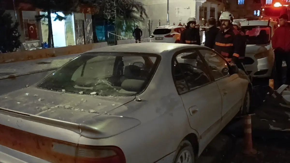 Malatya'da dernek konteynerinde tüp patladı