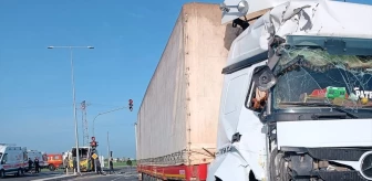 Mardin'de midibüs ile tır çarpışması: 18 yaralı