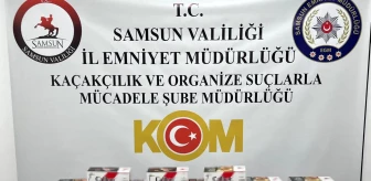 Samsun'da Sahte Makaron ve Kaçak Sigara Operasyonu