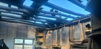 Konya'nın Kulu ilçesinde müstakil evde çıkan yangın hasara yol açtı