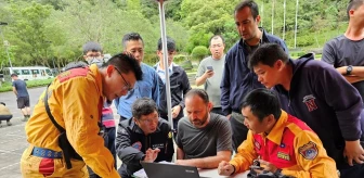 Türk Yardım Ekibi Tayvan'da Arama Kurtarma Çalışmalarına Destek Veriyor