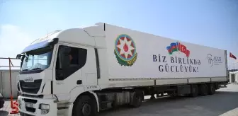 Azerbaycan'dan Malatya'ya Yardım Tırı Geldi