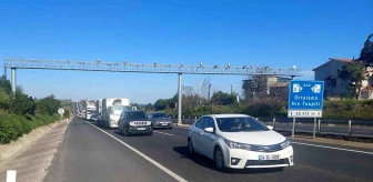Tekirdağ'da Bayram Tatilinde Yoğun Trafik