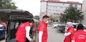 Erzurum'da Vefa Ekibi Yaşlı ve Engellilere Yardım Ediyor