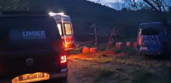 Aydın'da devrilen ağacın altında kalan kişi hastaneye kaldırıldı