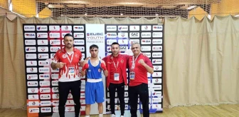 Aydınlı milli boksör Tevfik Akkaş, Gençler Avrupa Boks Şampiyonası'nda çeyrek finale yükseldi