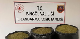 Bingöl'ün Genç ilçesinde 53 kilo 500 gram esrar ele geçirildi