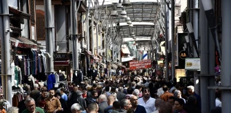 Bursa'da Bayram Alışverişi Yoğunluk Oluşturdu