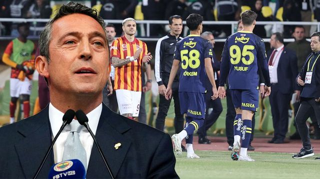Ali Koç'tan sahadan çekilen U19 takımını mest edecek jest