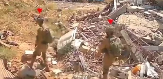 Hamas, Gazze'de İsrail askerlerini gafil avladı! Pusu anı kamerada