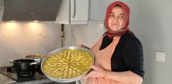 Ev Hanımlarının Baklava Yapımı Ek Gelir Kapısı Oldu