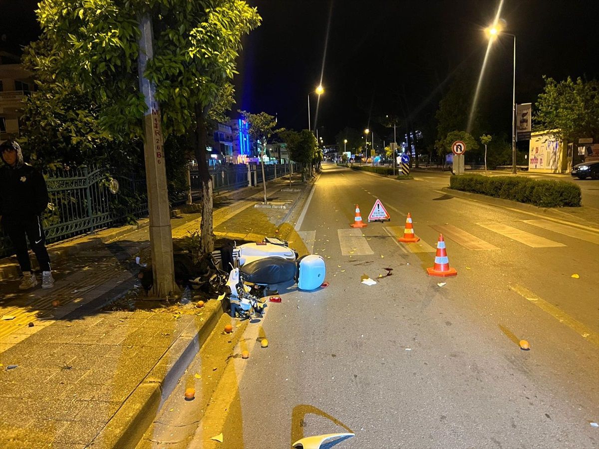 Fethiye'de motosiklet kazası: 1 ölü, 1 yaralı