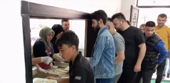 Nevşehir'deki Eğrikuyu Köyü'nde Geleneksel İftar Sofrası