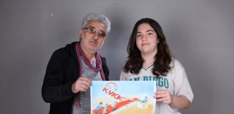 Sinop Boyabat Şehit Ersoy Gürsu Anadolu Lisesi öğrencisi Zeynep Türkmen, KVKK karikatür yarışmasında ikinci oldu