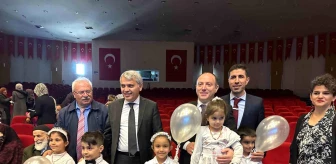 Erzurum'da Prof. Dr. Recep Akdağ Anaokulu'nda 'Bir çocuktan bin çocuğa hatim' projesi gerçekleştirildi