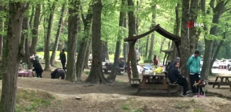 Bayramın ilk gününde vatandaşlar Belgrad Ormanı'na akın etti