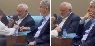 Erdoğan'dan taziye telefonu alan Hamas liderinin görüşme anı görüntüleri ortaya çıktı
