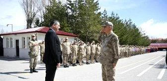 Erzurum Valisi Mustafa Çiftçi, İl Jandarma Komutanlığı'nı ziyaret etti