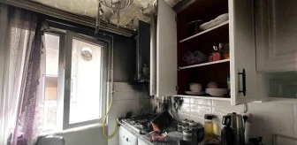 Zonguldak'ta bir evin mutfağında çıkan yangın söndürüldü