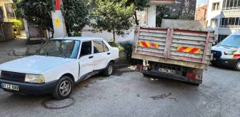 Zonguldak'ta freni boşalan kamyon karşı şeride geçti