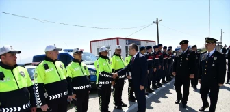 Tekirdağ Valisi Recep Soytürk, polis ve jandarma mensuplarının bayramını kutladı
