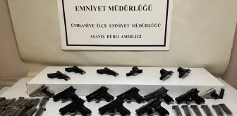 Ümraniye'de yasa dışı silah ticareti yapan şüpheli tutuklandı