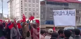 Iğdır'da AK Partili adaya mazbata verilmesine protesto