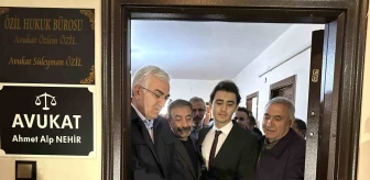 Avukat Ahmet Alp Nehir'in Avukatlık Bürosu Açıldı