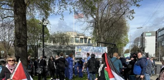 Dublin'de Filistin'e Destek Gösterileri
