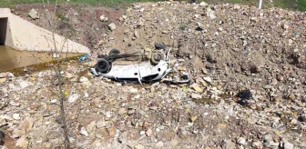Alanya'da otomobil dereye düştü, bir kişi hayatını kaybetti