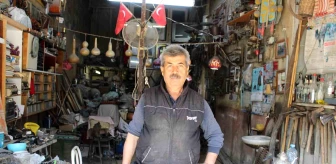 Aydın'da Tornacı Kemal Göçgeldi, Dükkanını Yörük Müzesine Çevirdi