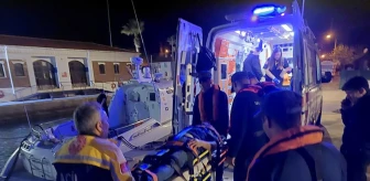 Bozcaada'da Yaralanan Vatandaşın Tıbbi Tahliyesi Sahil Güvenlik Tarafından Gerçekleştirildi