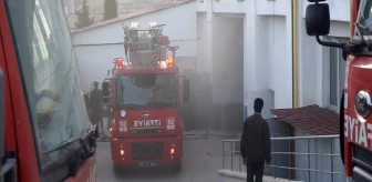Burdur'da Kredi ve Yurtlar Kurumu Yurdunda Yangın Çıktı