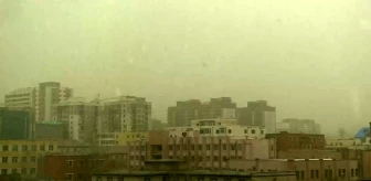 Moğolistan'da rüzgarlar ve toz fırtınaları