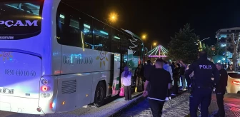 Tokat'ta Yolcu Otobüsünde Muavini Tehdit Eden Şüpheli Gözaltına Alındı