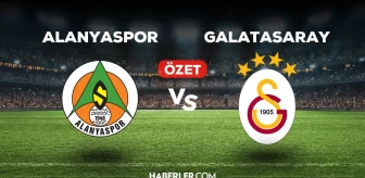Alanyaspor Galatasaray maç özeti ve golleri izle! (VİDEO) Alanyaspor GS maçı özeti! Golleri kim attı, maç kaç kaç bitti?