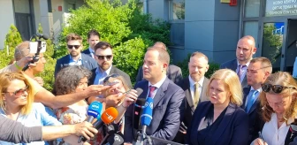 Almanya İçişleri Bakanı Bulgaristan-Türkiye sınırında incelemelerde bulundu